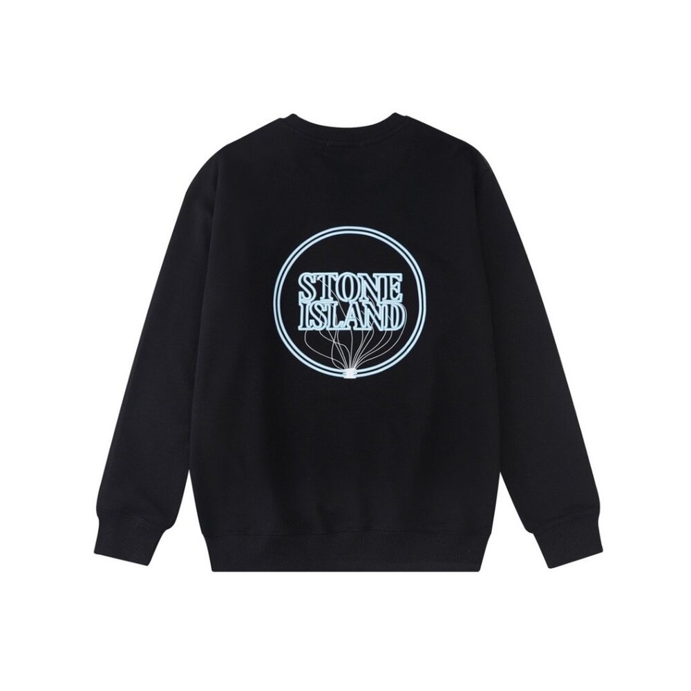 STONE ISLAND black sweatshirt